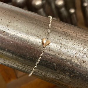 Heart of gold bracelet