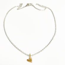 Load image into Gallery viewer, Heart of gold necklace
