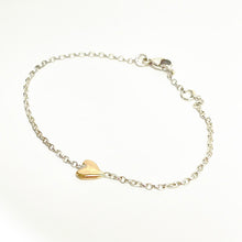 Load image into Gallery viewer, Heart of gold bracelet
