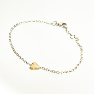 Heart of gold bracelet