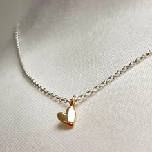 Load image into Gallery viewer, Heart of gold necklace

