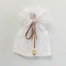 Load image into Gallery viewer, Glass heart pendant - autumn wallflowers
