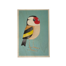 Load image into Gallery viewer, Wooden postcard - little bird
