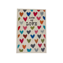 Load image into Gallery viewer, Wooden postcard - hearts
