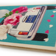 Load image into Gallery viewer, Wooden postcard - love
