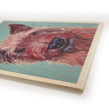Load image into Gallery viewer, Wooden postcard - dog
