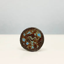 Load image into Gallery viewer, Small enamel heart stud earrings - blue
