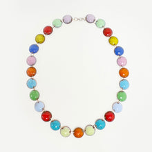 Load image into Gallery viewer, Copper and enamel multicoloured necklace
