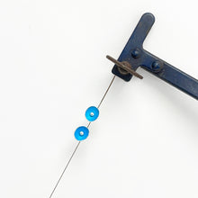 Load image into Gallery viewer, Aluminium and silver stud earrings - turquoise
