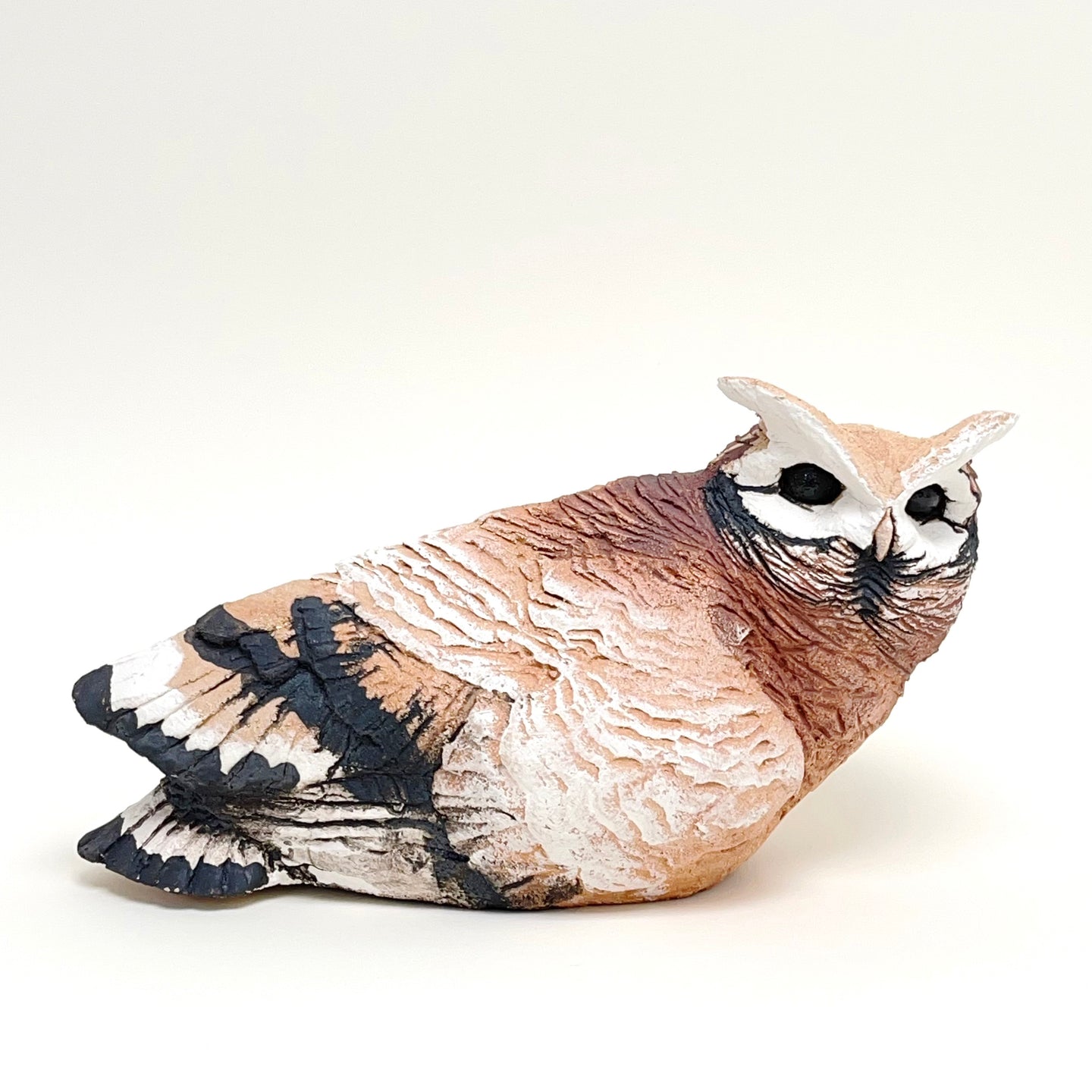 Ceramic Horned Owl