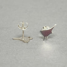 Load image into Gallery viewer, Tiny bird stud earrings

