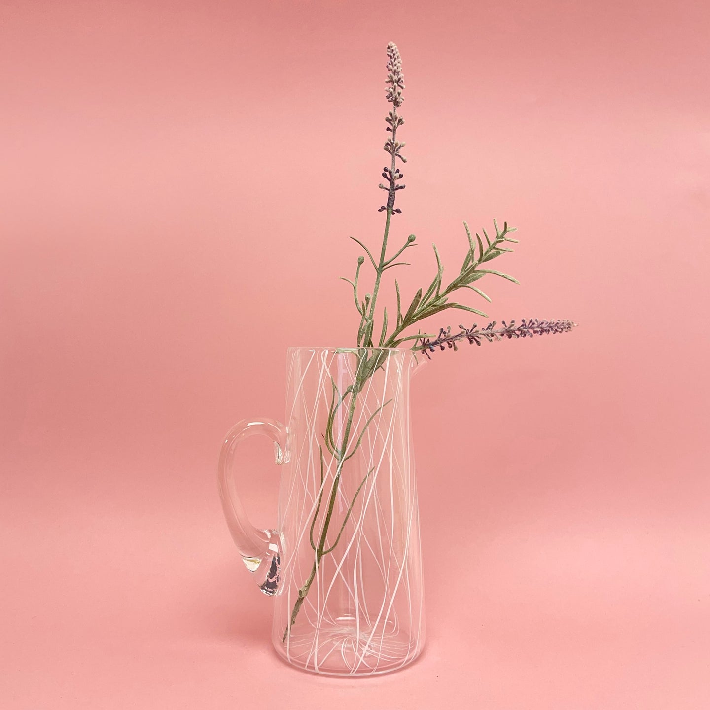 Venetian cane glass - large jug