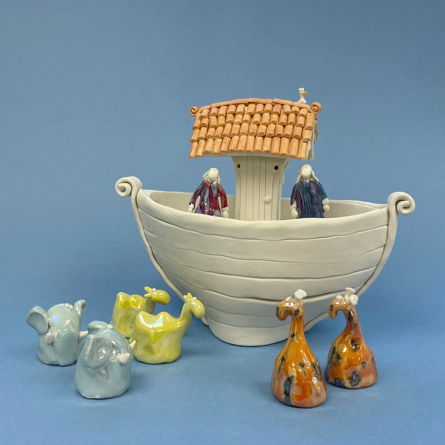 Ceramic sculpture - Noah's ark