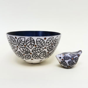 Large raku ceramic bowl 2
