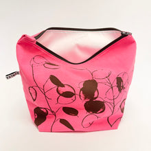 Load image into Gallery viewer, Large pink cotton wash bag
