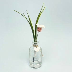 Sea Campion - ceramic flower in a bottle