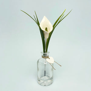 Calla Lily - ceramic flower in a bottle