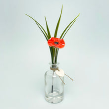 Load image into Gallery viewer, Poppy - ceramic flower in a bottle
