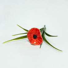 Load image into Gallery viewer, Poppy - ceramic flower in a bottle
