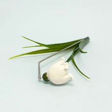 Load image into Gallery viewer, Lily of the Valley - ceramic flower in a bottle
