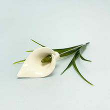 Load image into Gallery viewer, Calla Lily - ceramic flower in a bottle
