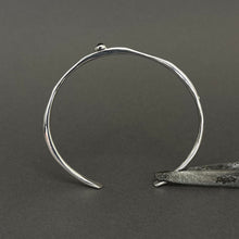Load image into Gallery viewer, Silver bangle - Faith, hope &amp; love
