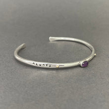 Load image into Gallery viewer, Silver bangle - Always believe

