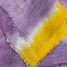 Load image into Gallery viewer, Hand dyed linen shawl 5
