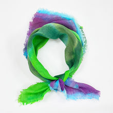 Load image into Gallery viewer, Hand dyed linen scarf 6
