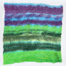 Load image into Gallery viewer, Hand dyed linen scarf 6
