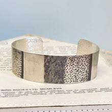 Load image into Gallery viewer, Narrow silver cuff bangle 1
