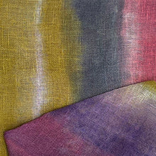 Load image into Gallery viewer, Hand dyed linen loop scarf 7
