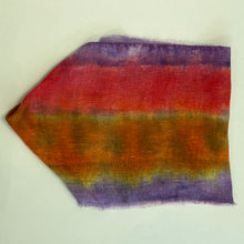 Load image into Gallery viewer, Hand dyed linen loop scarf 2
