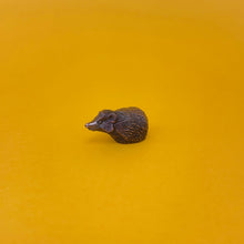 Load image into Gallery viewer, Hedgehog 2 miniature bronze sculpture
