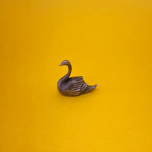 Load image into Gallery viewer, Swan miniature bronze sculpture
