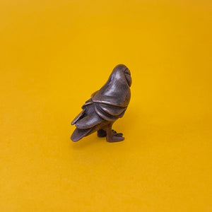 Puffin miniature bronze sculpture