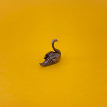 Load image into Gallery viewer, Swan miniature bronze sculpture
