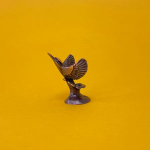Kingfisher miniature bronze sculpture