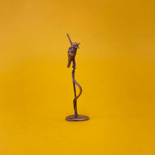 Load image into Gallery viewer, Reed Warbler miniature bronze sculpture
