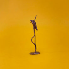 Load image into Gallery viewer, Reed Warbler miniature bronze sculpture
