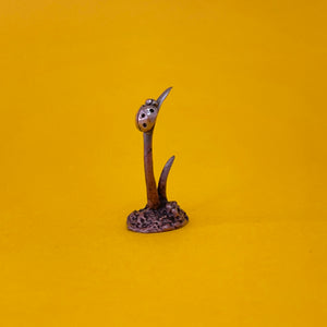 Ladybird miniature bronze sculpture
