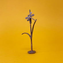 Load image into Gallery viewer, Dragonfly miniature bronze sculpture
