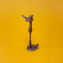Load image into Gallery viewer, Robin miniature bronze sculpture
