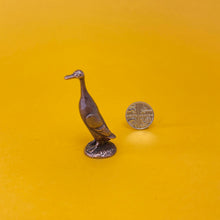 Load image into Gallery viewer, Runner Duck miniature bronze sculpture
