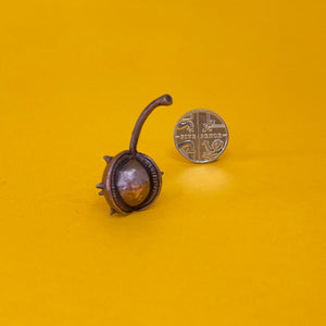 Chestnut miniature bronze sculpture