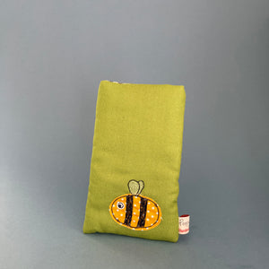 Phone / glasses pouch - busy bee