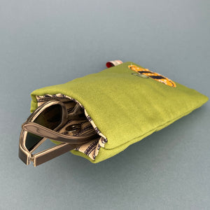 Phone / glasses pouch - busy bee