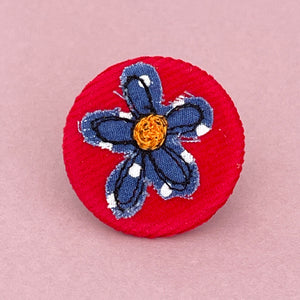 Appliqué badge - flower