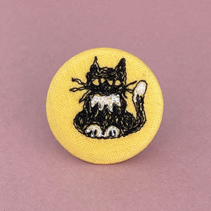 Appliqué badge - cat