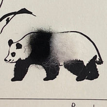 Load image into Gallery viewer, Card with felt detail - panda (cp)
